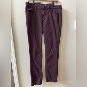 LOFT modern straight pants, purple, size 6